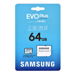 Karta pamięci SAMSUNG EVO PLUS 64GB 130mb/s