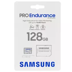 Karta pamięci SAMSUNG Pro Endurance MicroSD 128GB UHS-I 100MB/s