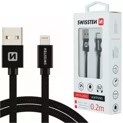 SWISSTEN Kabel USB- Lightning 0,2m 3A do iPhone