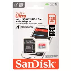 SanDisk Karta pamięci 128GB 140 MB/s Ultra microSDXC