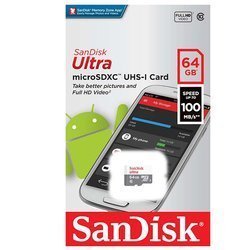 SanDisk Karta pamięci 64GB 100MB/s ULTRA microSDXC