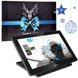 Tablet graficzny BOSTO 16HD 15.6'' LCD z piórem + świąteczne opakowanie