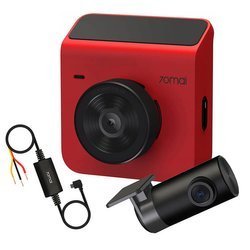 Zestaw Kamera samochodowa 70mai A400 Czerwona + kamera wsteczna RC09 + Zasilanie trybu parkingowego Hardwire Kit