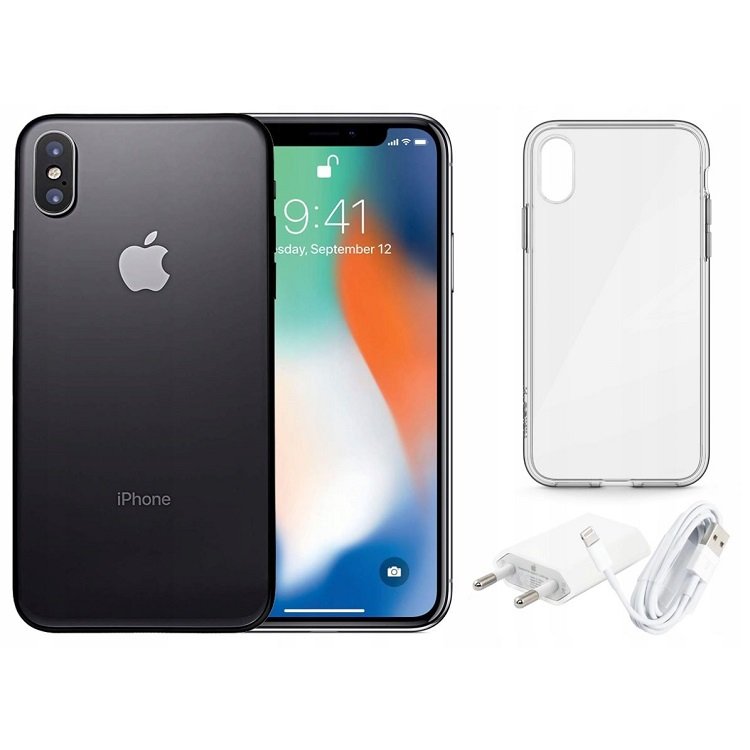 特別価格オファーの-iPhone - •iPhone X Space Gray 64 GB SIMフリー