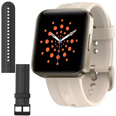 70mai Beżowy  Smartwatch Zegarek sportowy Maimo Watch Flow + czarny wymienny pasek