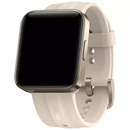70mai Beżowy Smartwatch Zegarek sportowy Maimo Watch Flow + pomarańczowy wymienny pasek