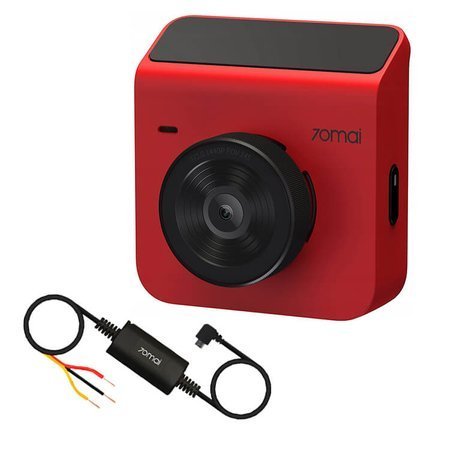 70mai Kamera Samochodowa Wideorejestrator Dash Cam A400 Czerwona + Hardwire Kit