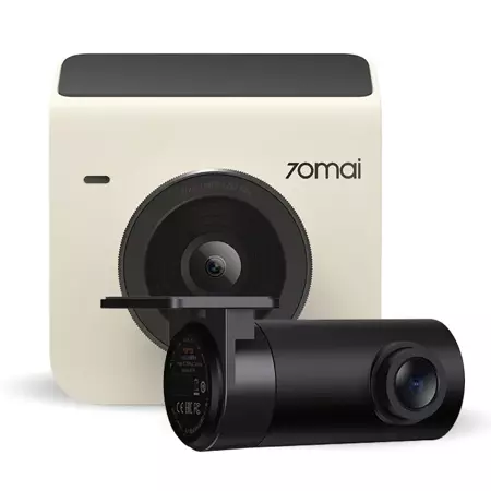 70mai Kamera Samochodowa Wideorejestrator Dash Cam A400 + kamera wsteczna RC09 Biała