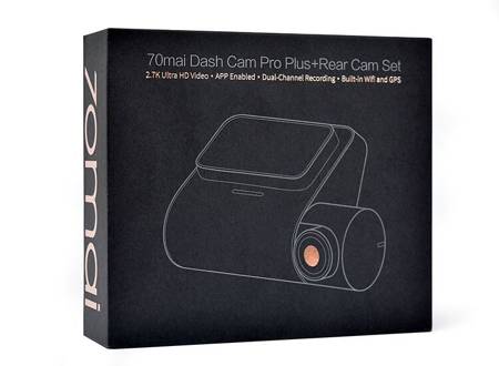 70mai Kamera Samochodowa Wideorejestrator Dash Cam Pro Plus A500S + Kamera cofania RC06