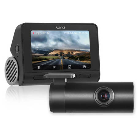 70mai Kamera Samochodowa Wideorejestrator Smart Dash Cam 4K A800S + Kamera Noktowizyjna Interior Dash Cam FC02