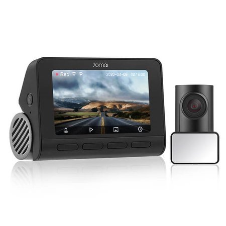 70mai Kamera samochodowa Smart Dash Cam 4K A800S + Kamera wsteczna RC06 + świąteczne opakowanie