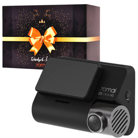 70mai Kamera samochodowa Smart Dash Cam 4K A800S + świąteczne opakowanie 