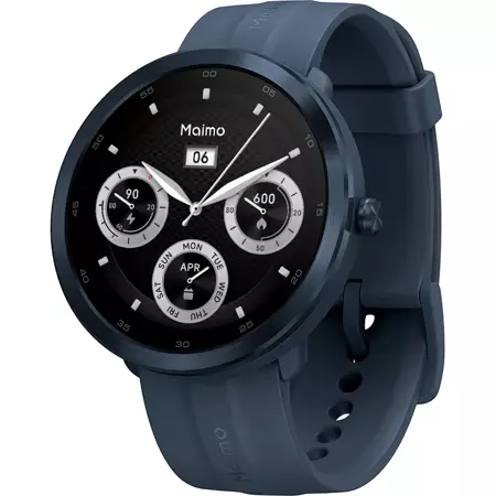 70mai Niebieski Smartwatch Zegarek sportowy Maimo Watch R GPS + Beżowy wymienny pasek