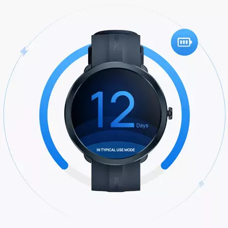 70mai Niebieski Smartwatch Zegarek sportowy Maimo Watch R GPS + świąteczne opakowanie