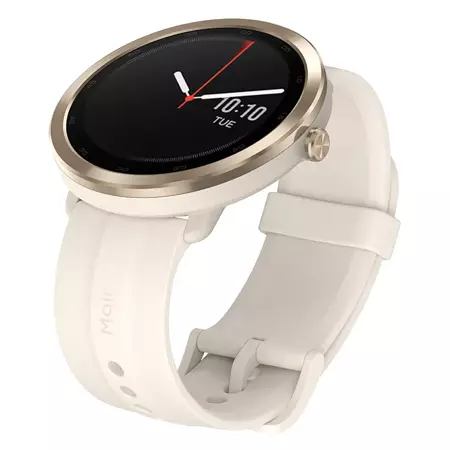 70mai Złoty Smartwatch Zegarek sportowy Maimo Watch R + Zielony wymienny pasek 