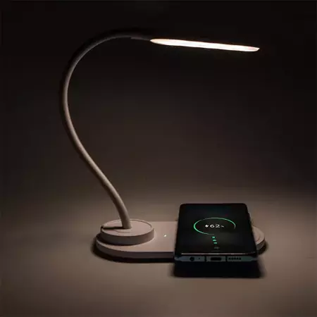 Denver Lampka biurkowa LED USB z ładowaniem indukcyjnymLQI-55