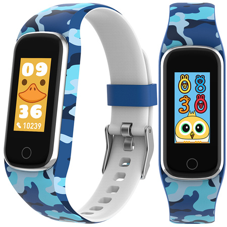 Denver Niebieska opaska sportowa Smartband Zegarek sportowy dla dzieci BFK-312BU