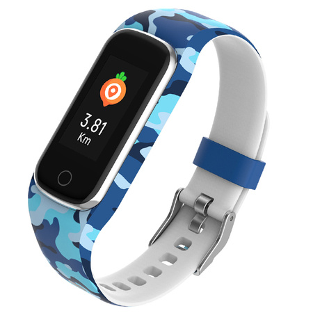 Denver Niebieski zegarek smartband dla dzieci BFK-312BU + świąteczne opakowanie