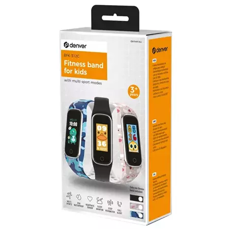 Denver Niebieski zegarek smartband dla dzieci BFK-312BU + świąteczne opakowanie