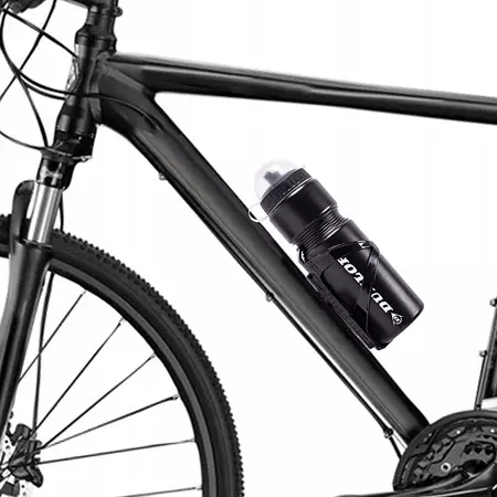 Dunlop Czarny Bidon rowerowy + koszyk z uchwytem 750ml