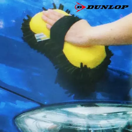 Dunlop Gąbka dwustronna do mycia auta z mikrofibrą 2w1