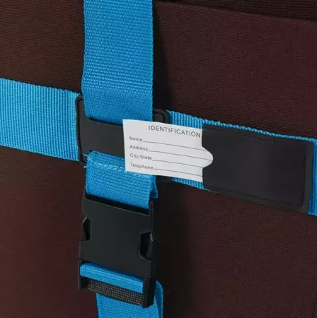 Dunlop Niebieski Podwójny pas zabezpieczający bagaż 190x5cm