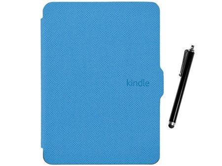 Etui Pokrowiec Kindle Touch 8 niebieski + akcesoria