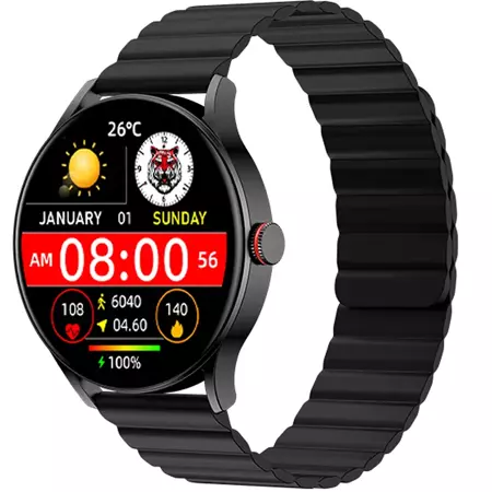 Imilab Czarny Smartwatch Zegarek sportowy IMIKI TG1