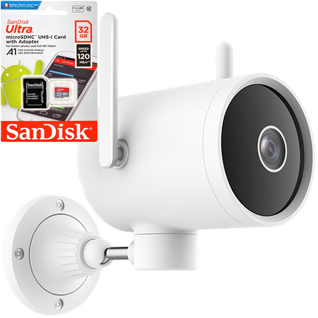 Imilab Kamera zewnętrzna EC3 PRO + karta pamięci SanDisk 32GB