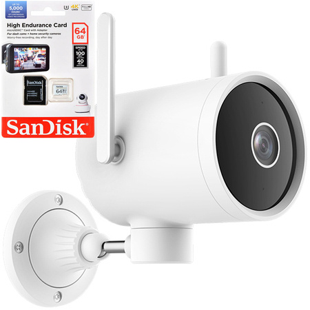 Imilab Kamera zewnętrzna EC3 PRO + karta pamięci SanDisk 64GB