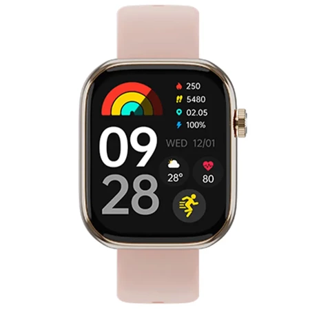 Imilab Różowy Smartwatch Zegarek sportowy IMIKI ST2