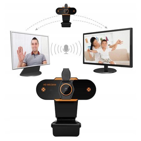 Kamera Kamerka internetowa z mikrofonem HD Webcam USB do lekcji pracy zdalnej 720p