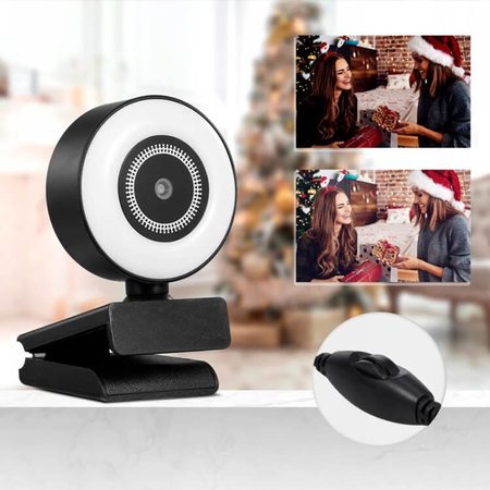 Kamera Kamerka internetowa z mikrofonem USB do lekcji pracy zdalnej Autofocus Full HD 1080p