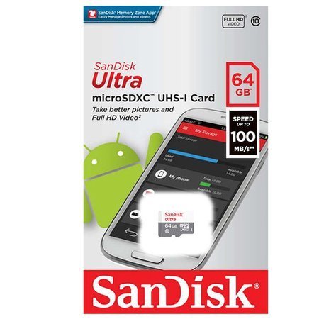 Karta pamięci Sandisk ULTRA Micro SD SDXC 64GB 100MB/s