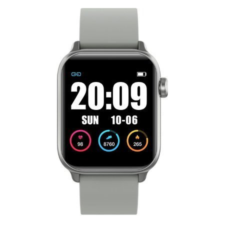Kingwear Szary Smartwatch zegarek sportowy KW37 PRO