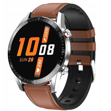 Microwear Brązowy Smartwatch zegarek sportowy G5