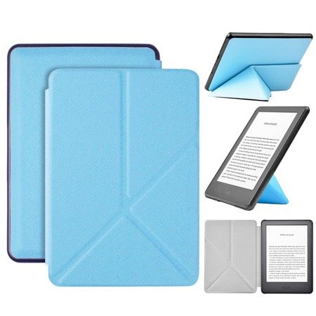 Niebieskie Etui Origami Kindle Paperwhite 4 z rysikiem