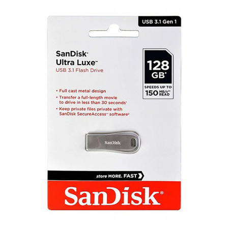 Pendrive SANDISK ULTRA LUXE USB 3.1 128GB