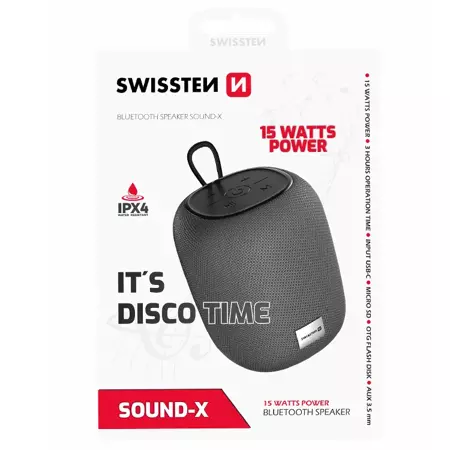 SWISSTEN Głośnik bezprzewodowy Bluetooth Sound-X