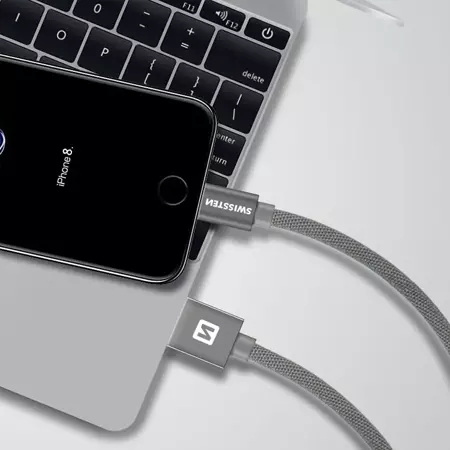 SWISSTEN Kabel USB- Lightning 0,2m 3A do iPhone