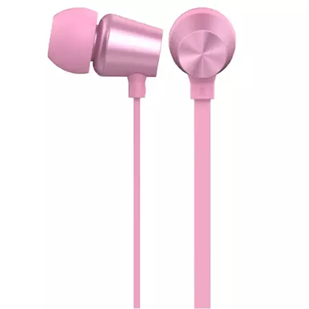 SWISSTEN Różowe Dokanałowe Słuchawki z mikrofonem YS500