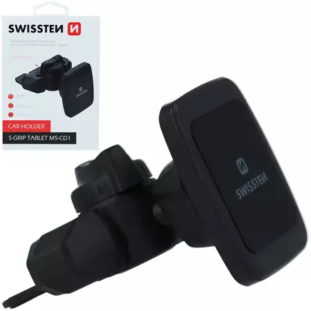 SWISSTEN Uchwyt samochodowy na magnes do slotu CD S-GRIP M5-CD1