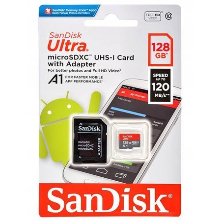 SanDisk Karta pamięci 128GB 120 MB/s Ultra microSDXC