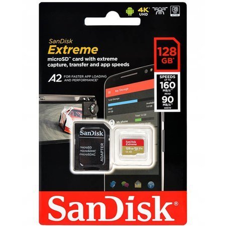 SanDisk Karta pamięci 128GB 160Mb/s Extreme microSDXC