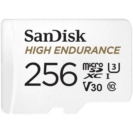 SanDisk Karta pamięci 256GB High Endurance microSDXC do monitoringu