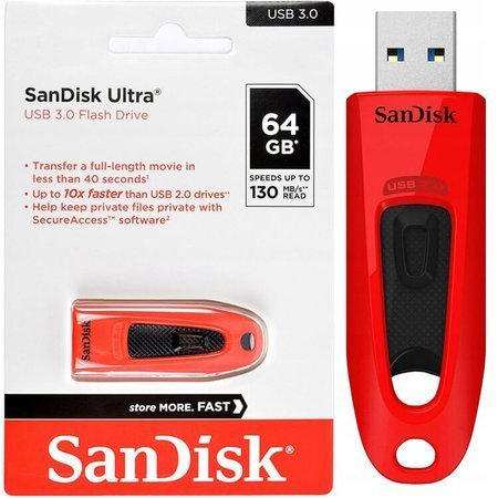 SanDisk Pendrive 64GB USB 3.0 Ultra