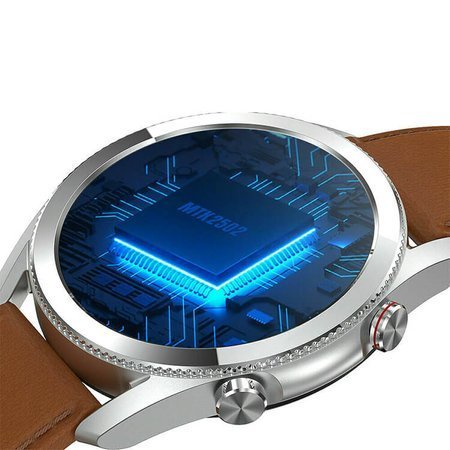 Smartwatch Microwear zegarek męski sportowy L19 Brązowy