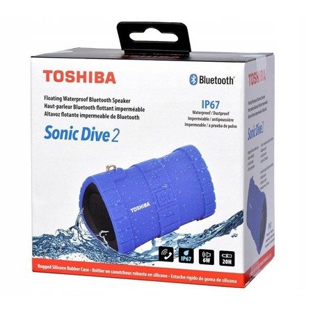 Toshiba Niebieski przenośny Głośnik Bluetooth Sonic Dive 2 