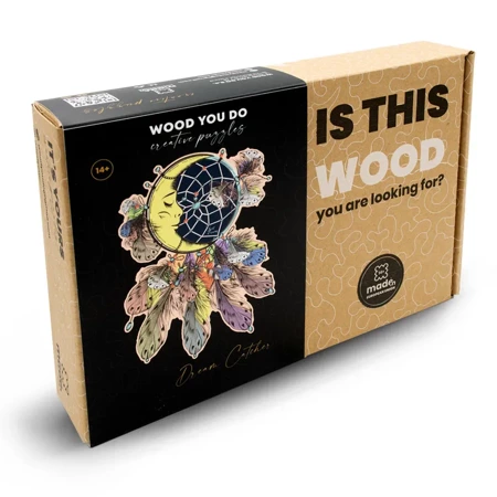 Wood You Do Puzzle drewniane Łapacz snów | Dreamcatcher | 240 elementów | A3