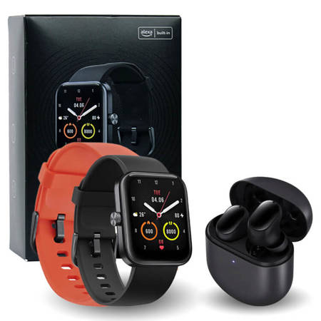 Zestaw Zegarek sportowy 70mai Maimo z dodatkową opaską Bluetooth + Słuchawki bezprzewodowe Redmi Buds 3 PRO